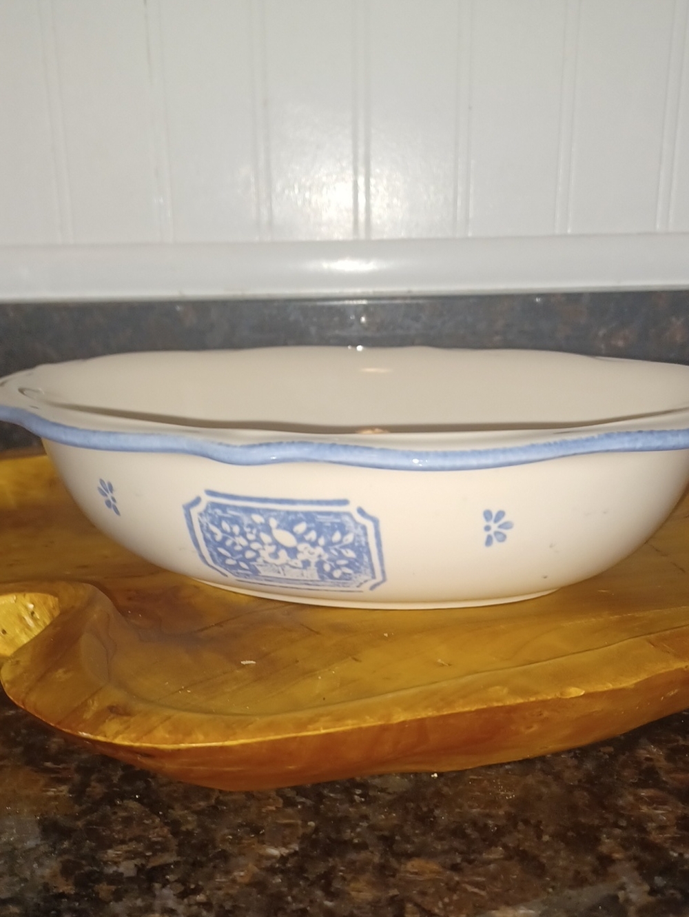 Vintage Pfaltzgraff Maison Blue 12.5" Oval Serving Platter | Made in USA